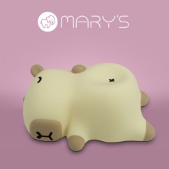 MARY'S oddychająca lampka LED Kapibara Chrapuś